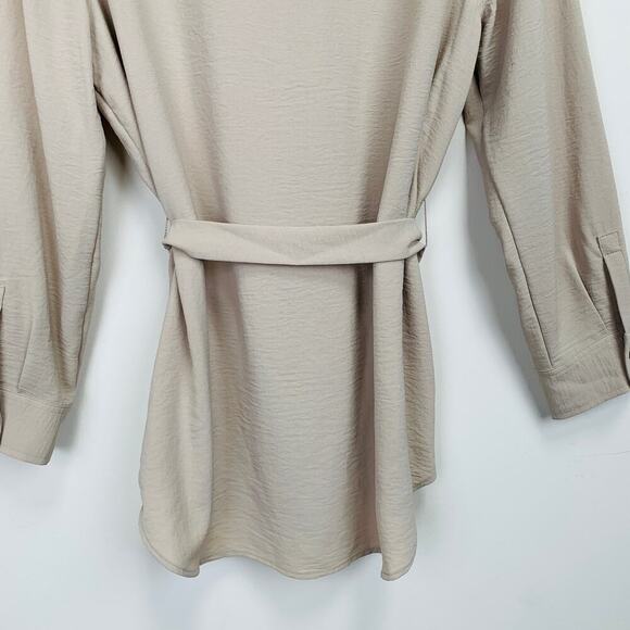 NWT Calvin Klein Belted Tunic Size L - Picture 7 of 11